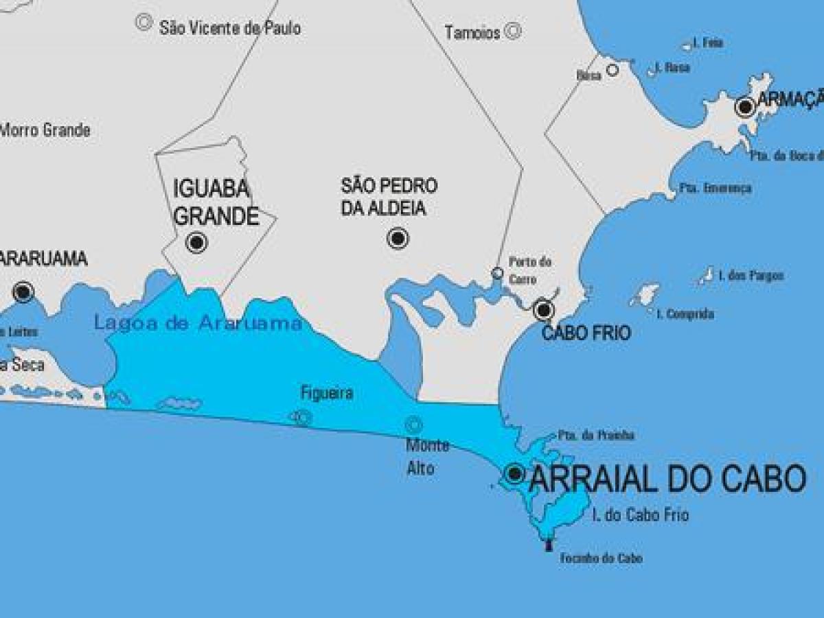 Karta Arraial do Cabo opština