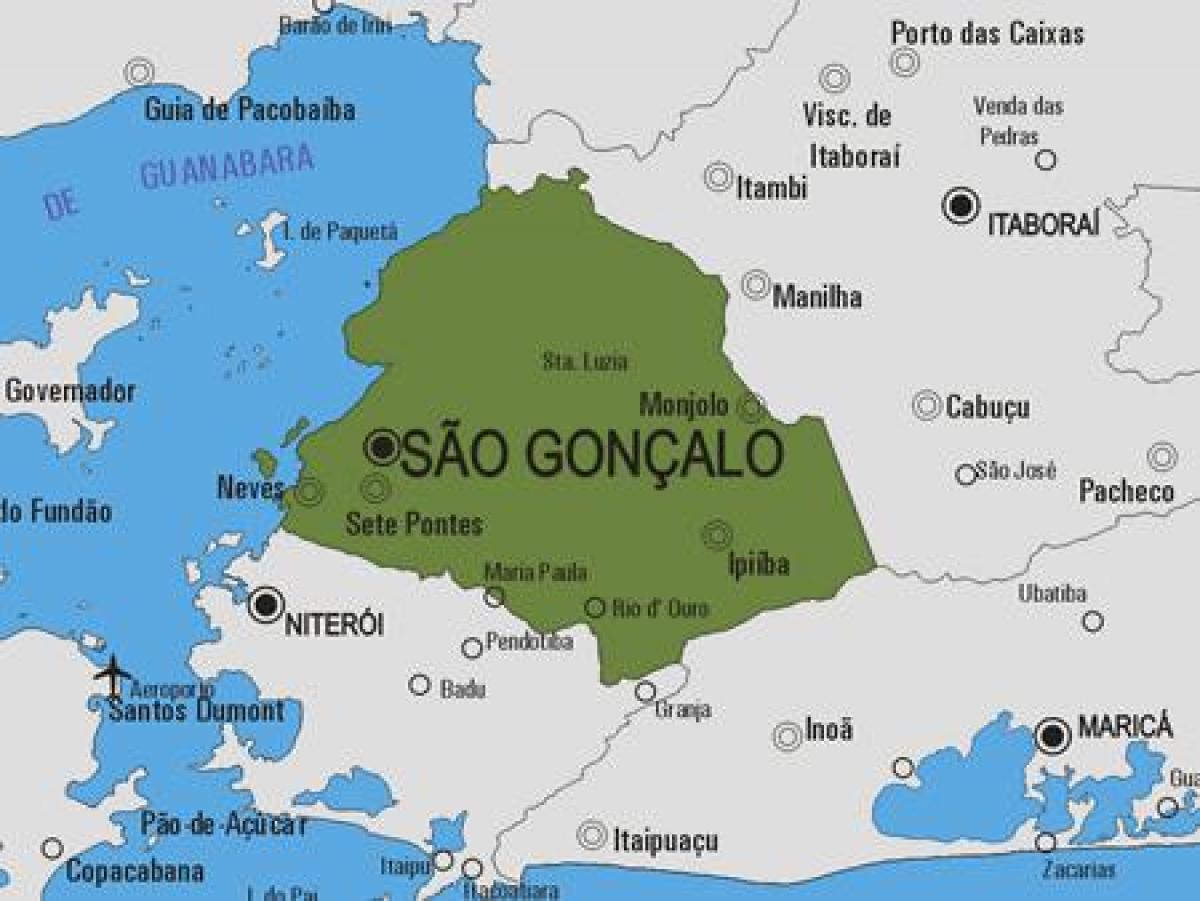 Karta općine San Гонсалу