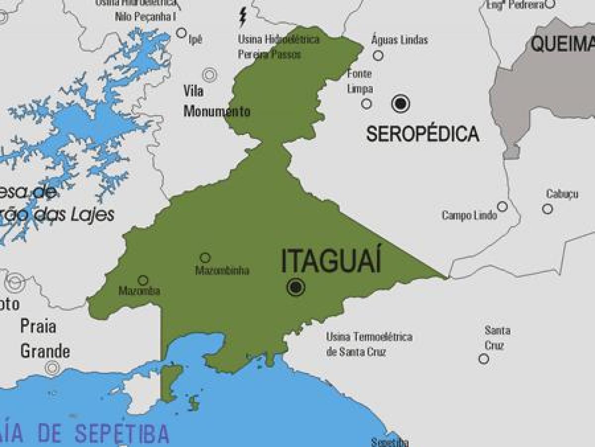 Karta općine Итагуаи