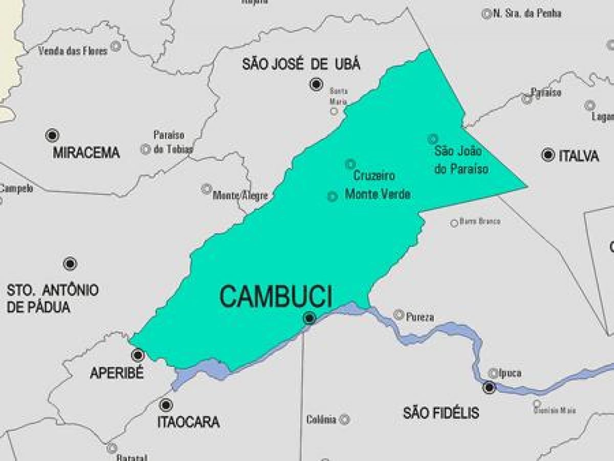 Karta općine Камбуси