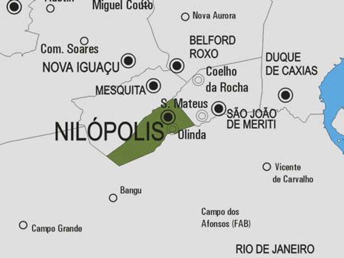 Karta općine Recife