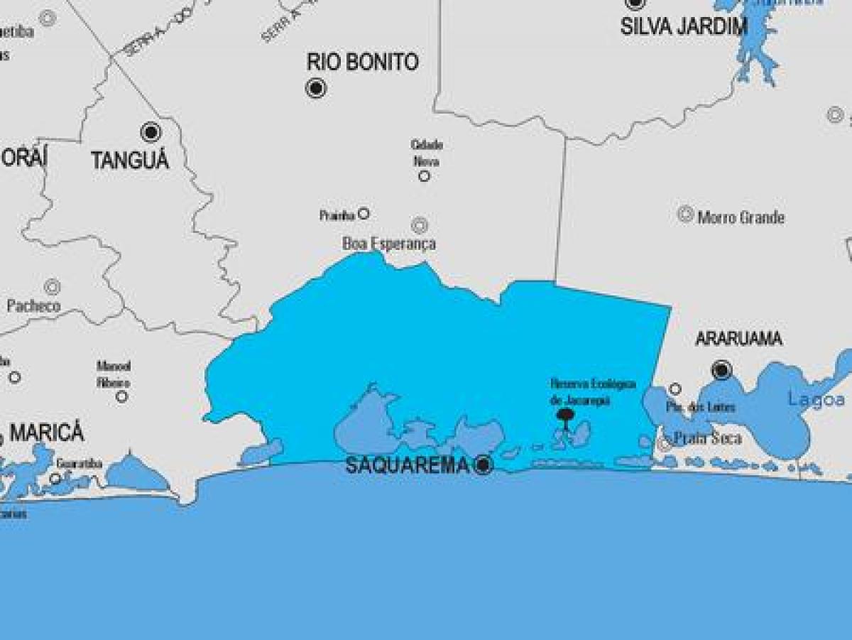 Karta općine Сакуарема