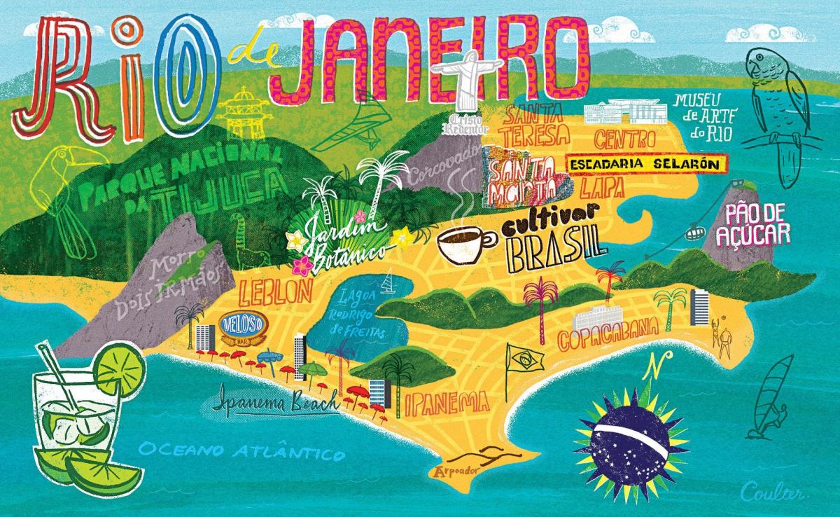 Karta Rio de Janeiru desktop