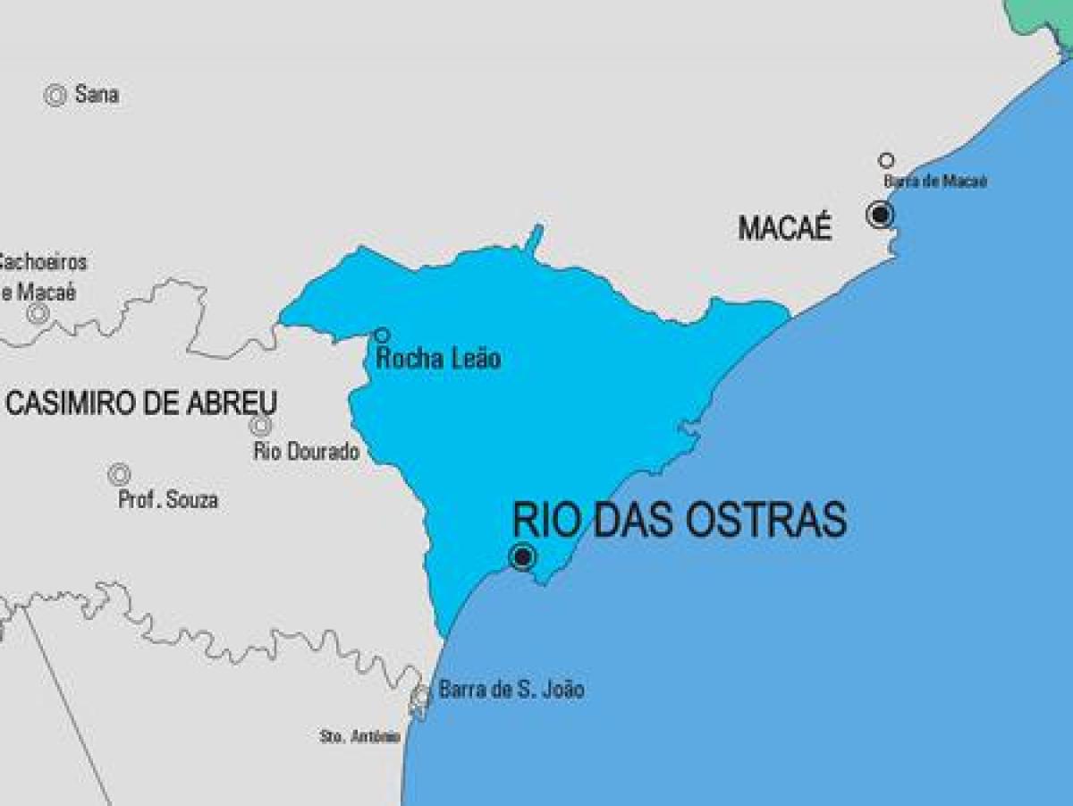 Općina karti Rio de Janeiru