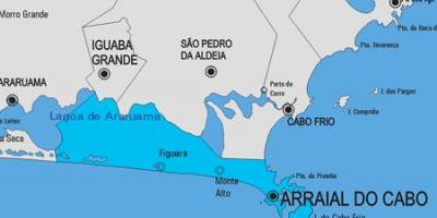 Karta Arraial do Cabo opština
