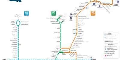 Karta BRT Rio de Janeiru