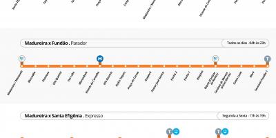 Karta BRT TransCarioca stanica