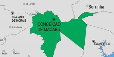 Karta Conceição de Macabu opština