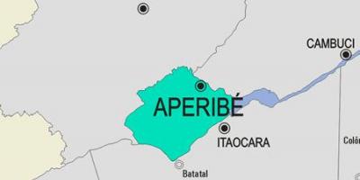 Karta općine Aperibé