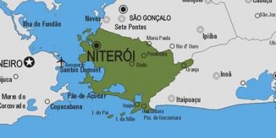 Karta općine Niteroi