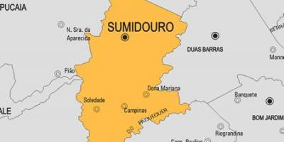 Karta općine Sumidouro