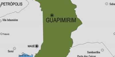 Karta općine Гуапимирин
