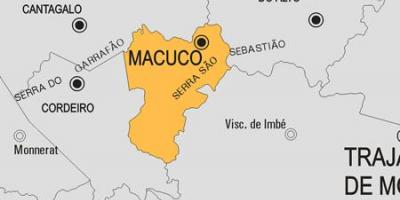 Karta općine Макуко