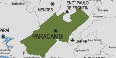 Karta općine Паракамби