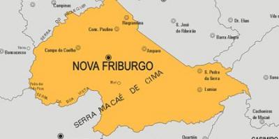Karta муниципии Nova Фрибургу