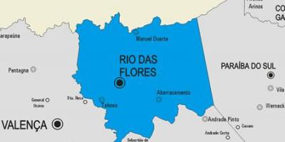 Karta Rio das Острас opština