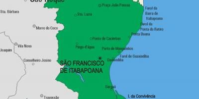 Karta općine San Fidélis