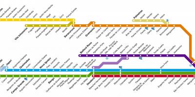 Karta SuperVia Rio - line