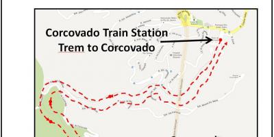 Karta vlaka Corcovado