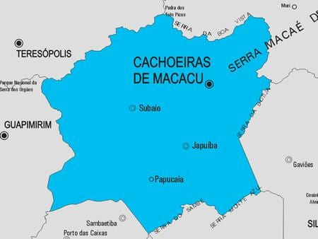 Karta кашуэйрас-di-Макаку opština