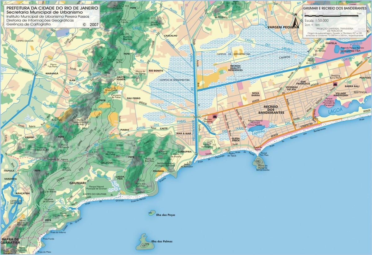 Karta Ресерва plaža
