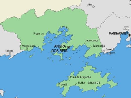 Karta Angra dos reis opština