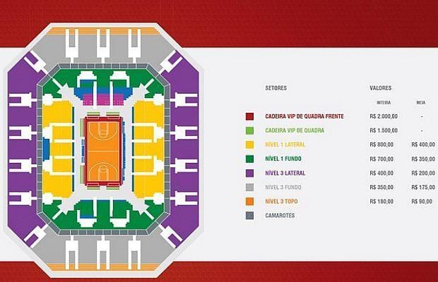 Karta HSBC Arena