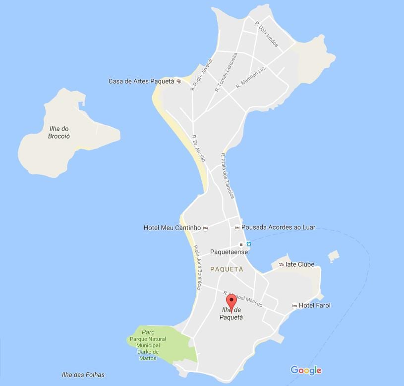 Karta Paquetá bairro