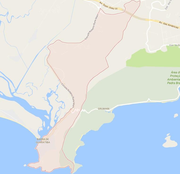 Karta Barra de Гуаратиба