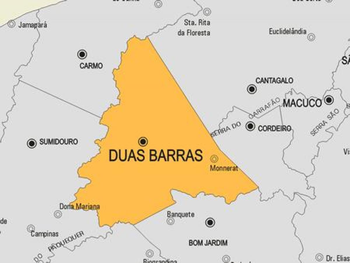 Karta općine Dua Баррас