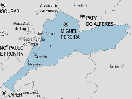 Karta Miguel-Pereira opština