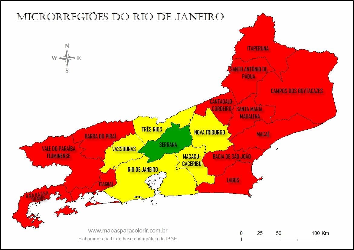 Karta mikro-područja Rio de Janeiru