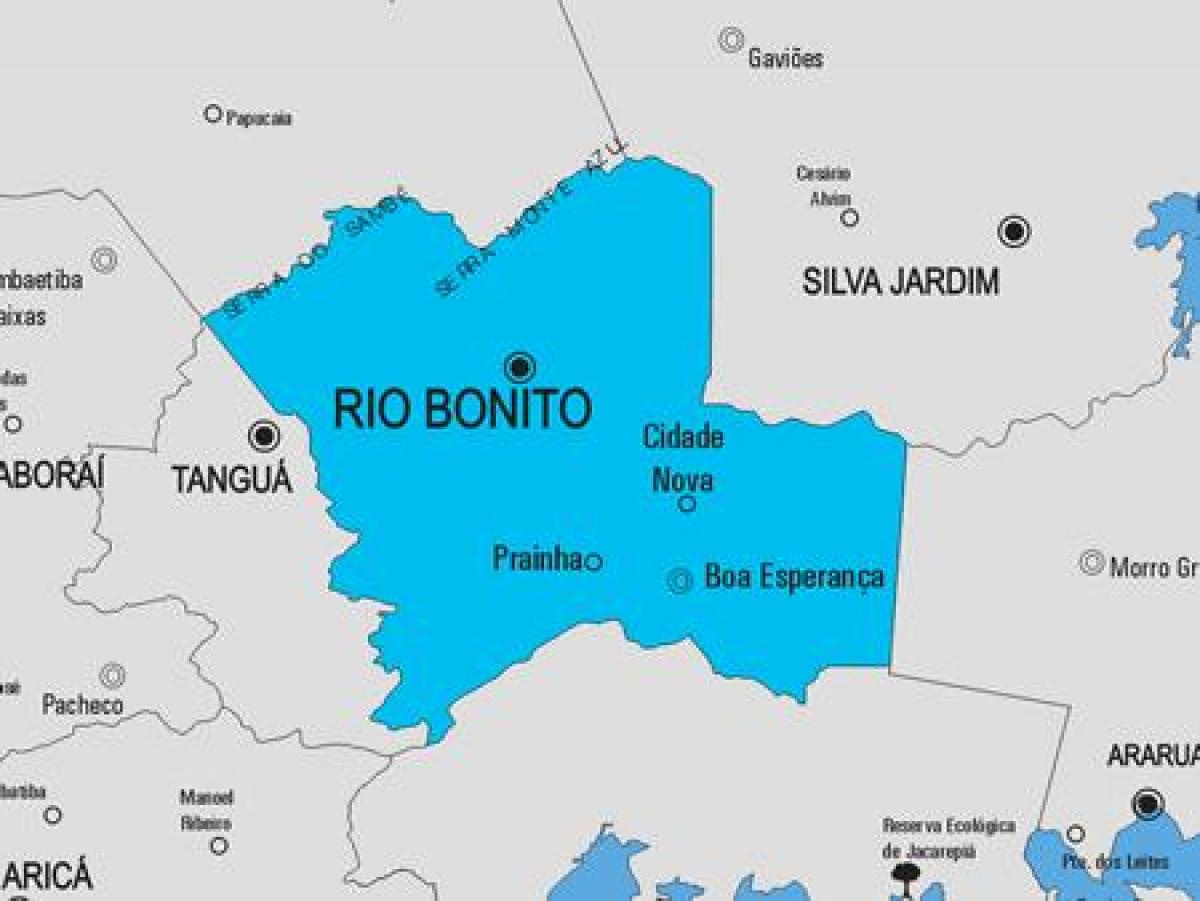 Karta Rio das Flores opština