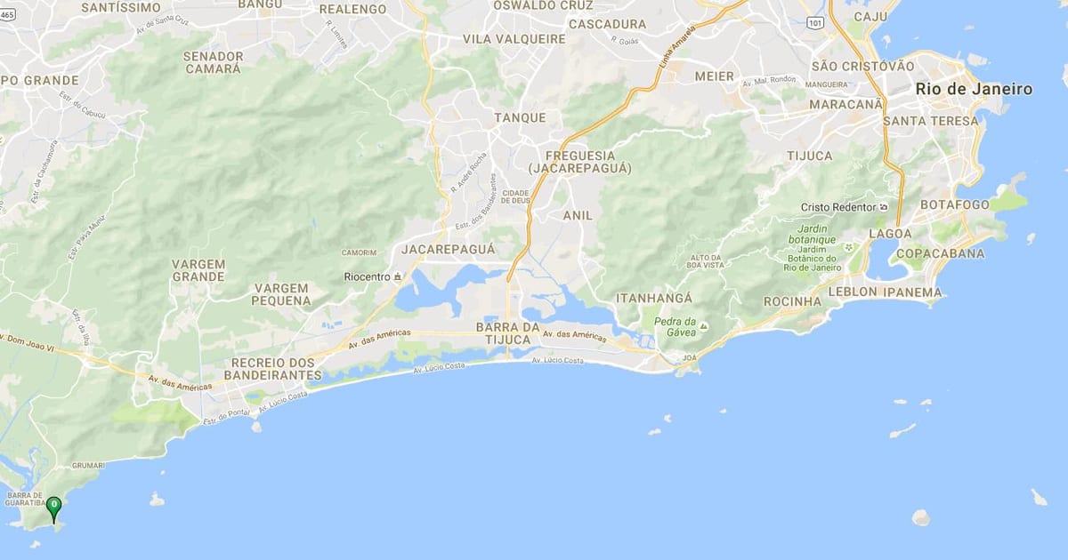 Karta plaže Кончас