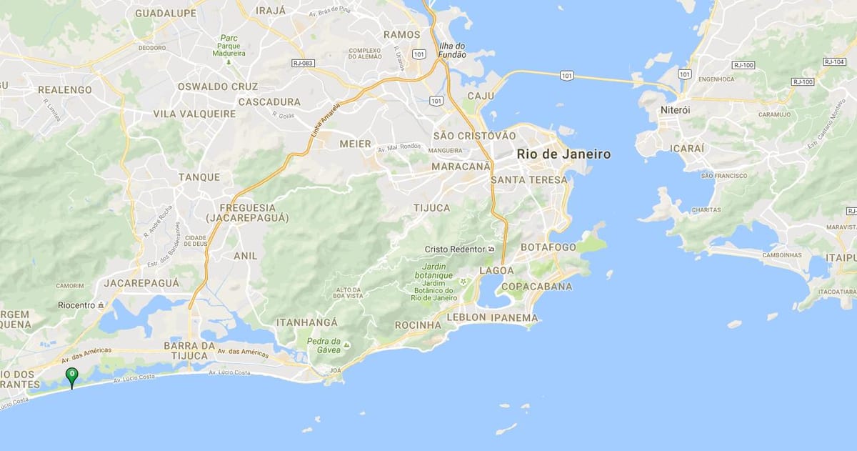 Karta plaže Ресерва