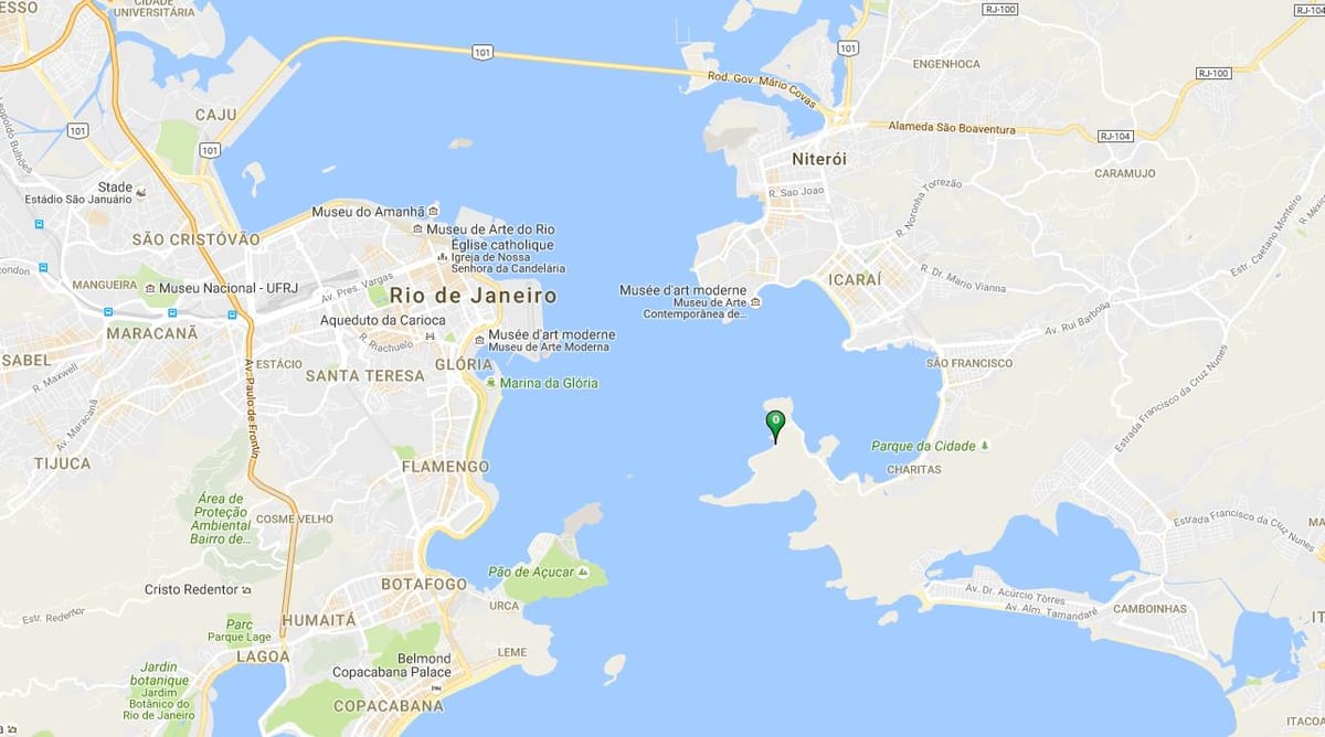 Karta plaže Eva