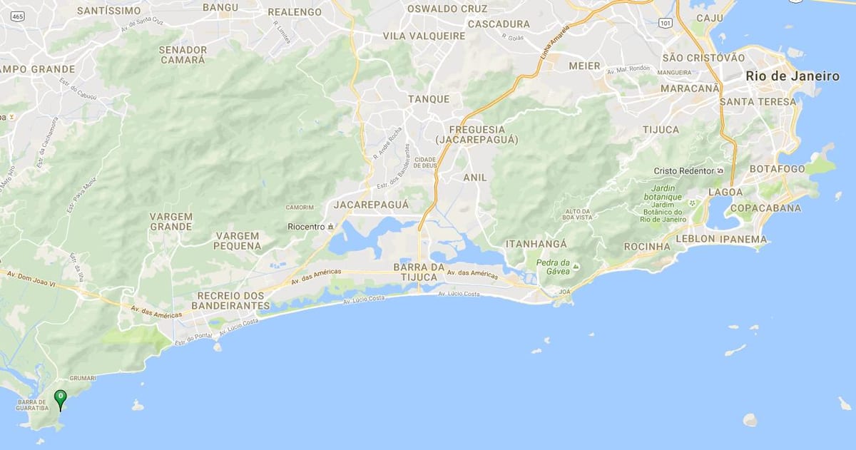 Karta plaža Mayo