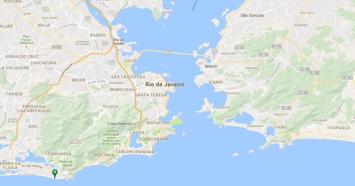 Karta plaže Pepe