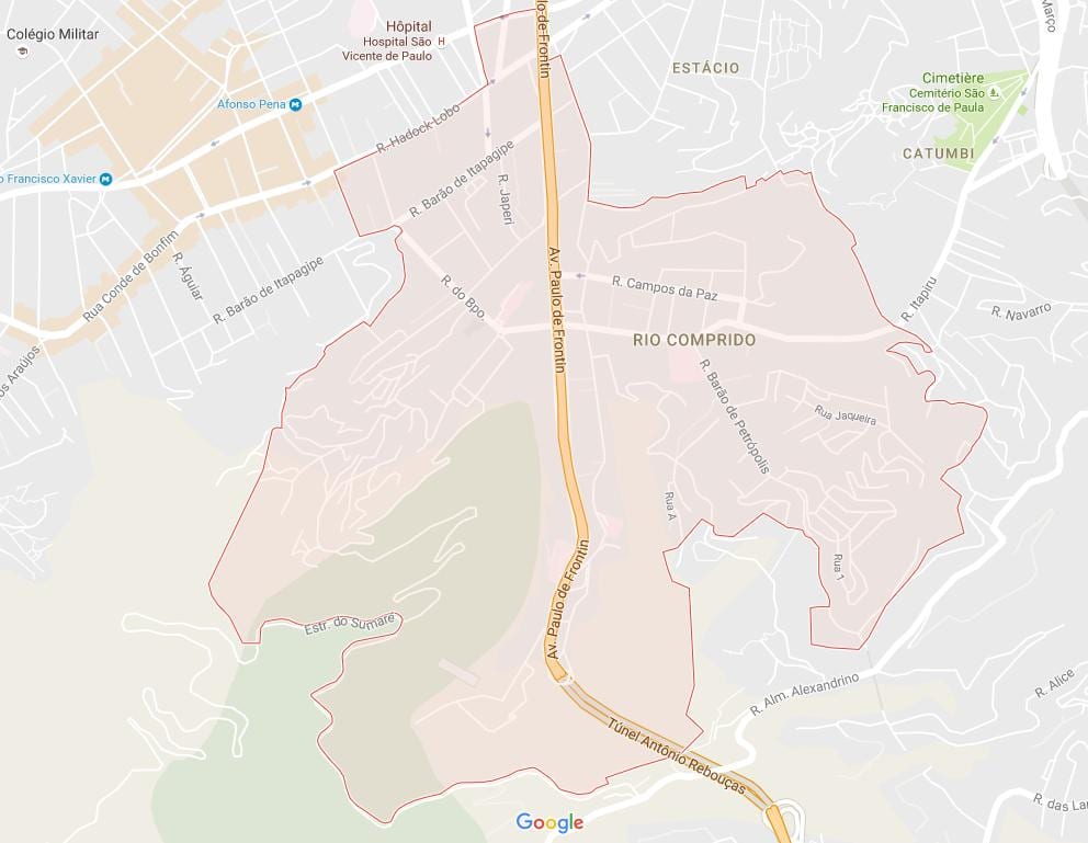 Karta Rio Компридо