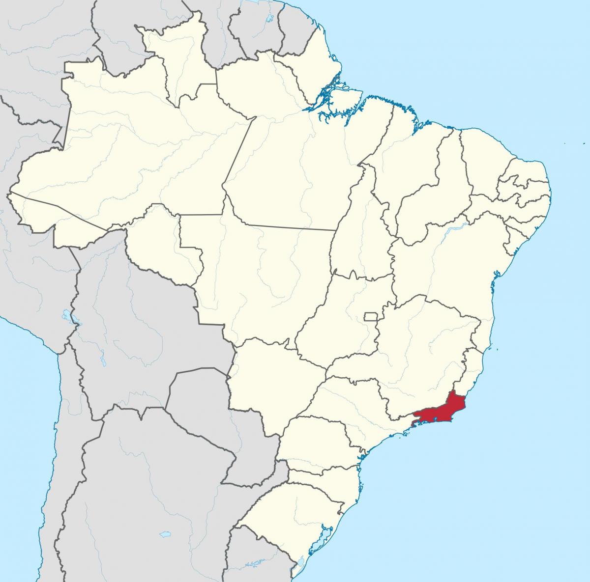 Karta Rio de Janeiru
