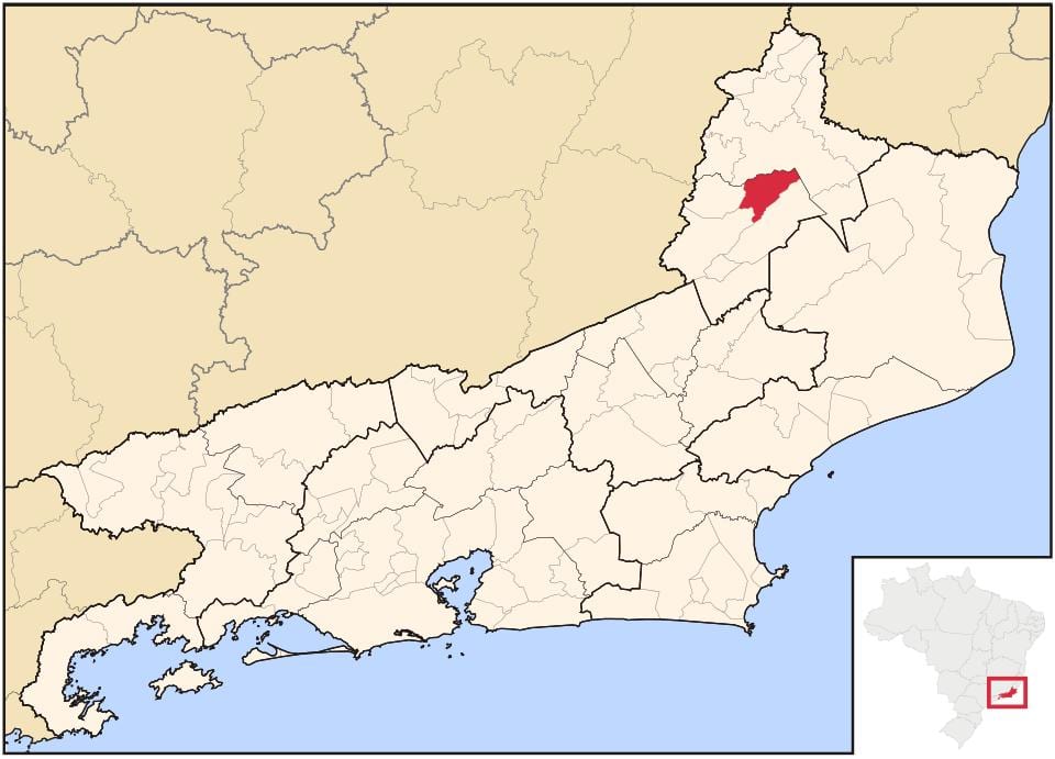 Karta San Jose de Ubá