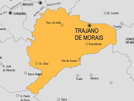 Karta Trajana opština-de-Мораис