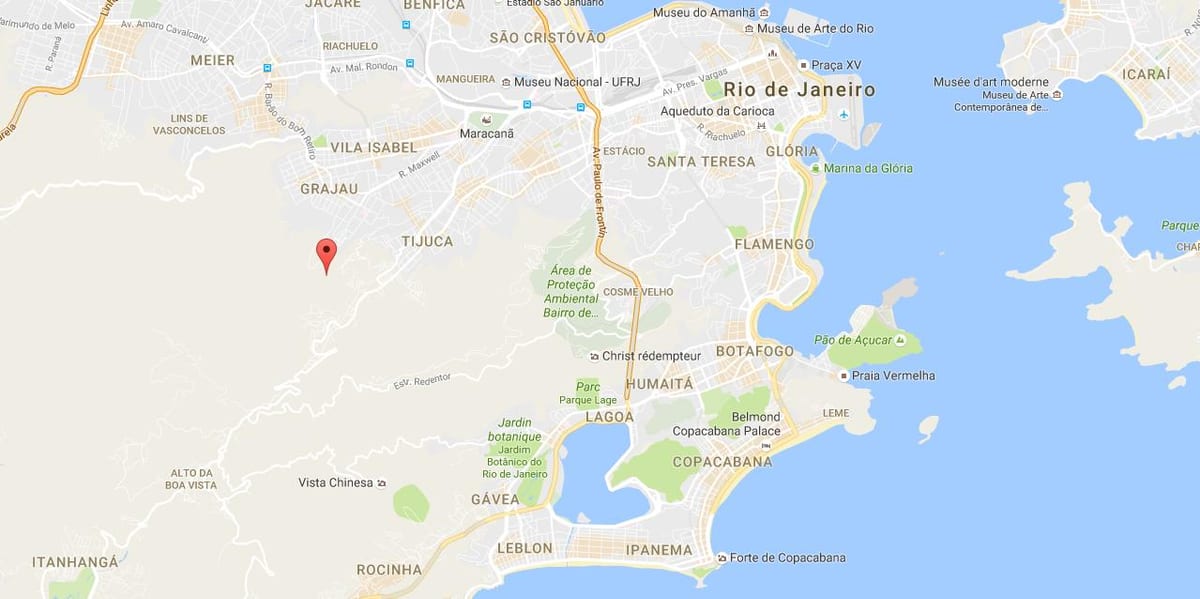 Karta u Morro do Борел