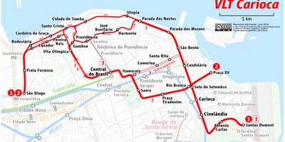 Karta ВЛТ Rio de Janeiru