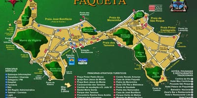 Karta Ile de Paquetá