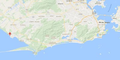 Karta plaže Sepetiba