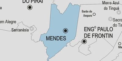 Karta općine Mendes