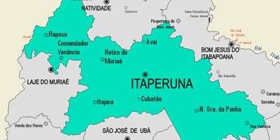 Karta općine Итаперуна