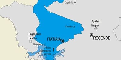 Karta općine Итатиая