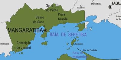 Karta općine Мангаратиба